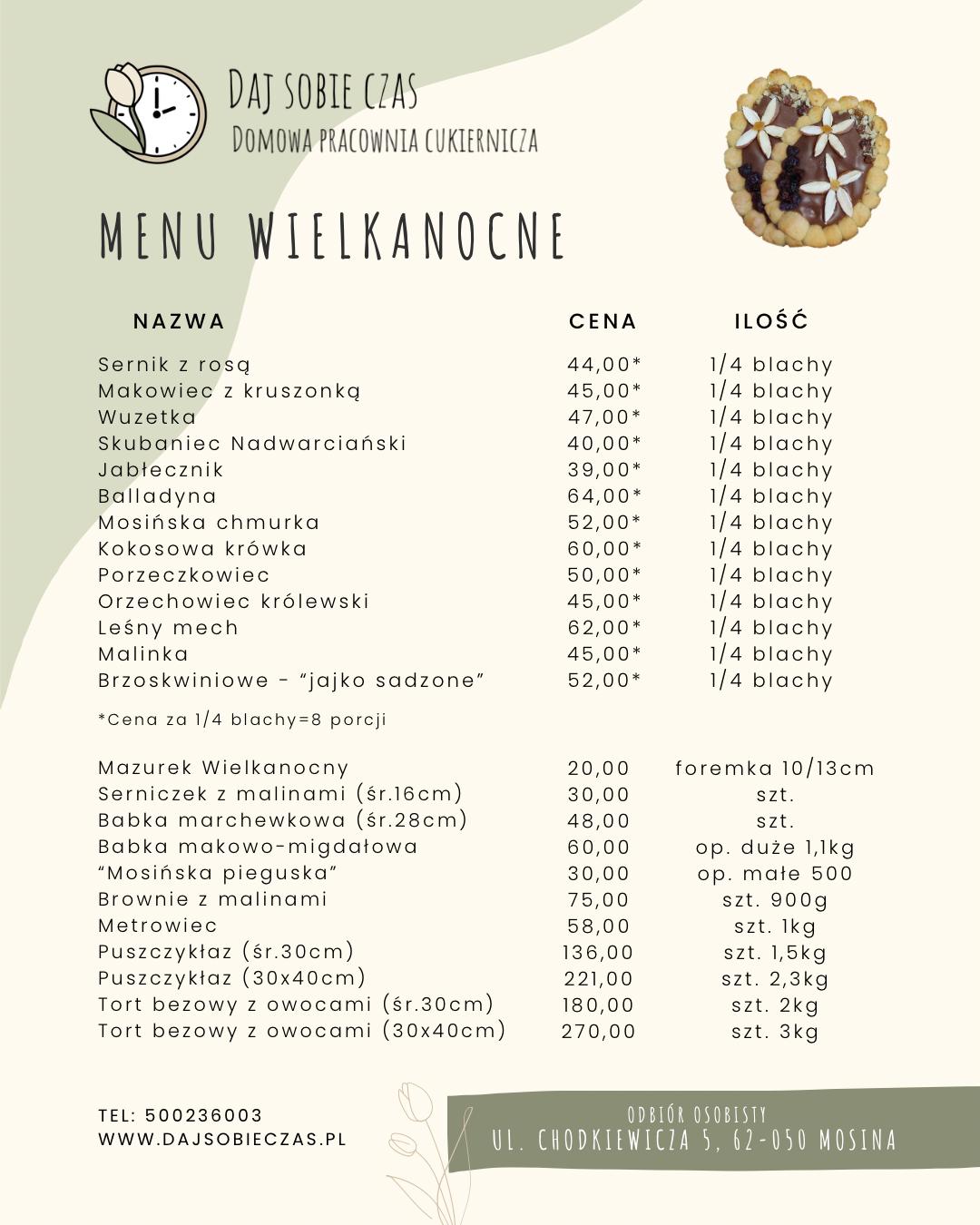 Cennik Daj Sobie Czas